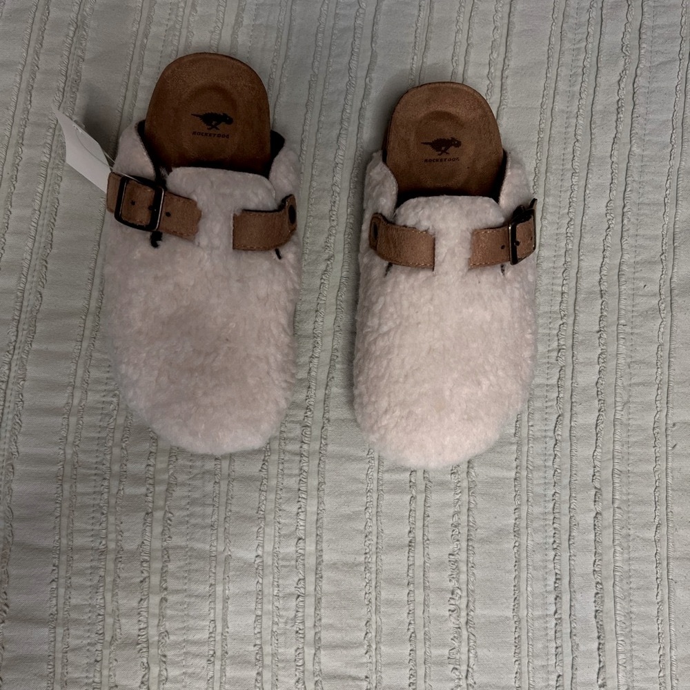 Cozy Kids' Shearling Clogs